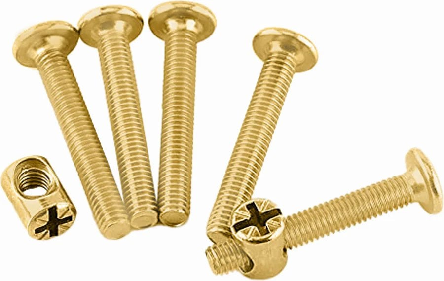 Furniture Connecting Bolts and Barrel Nuts Set | Durable Hardware Fasteners | Furniture Assembly