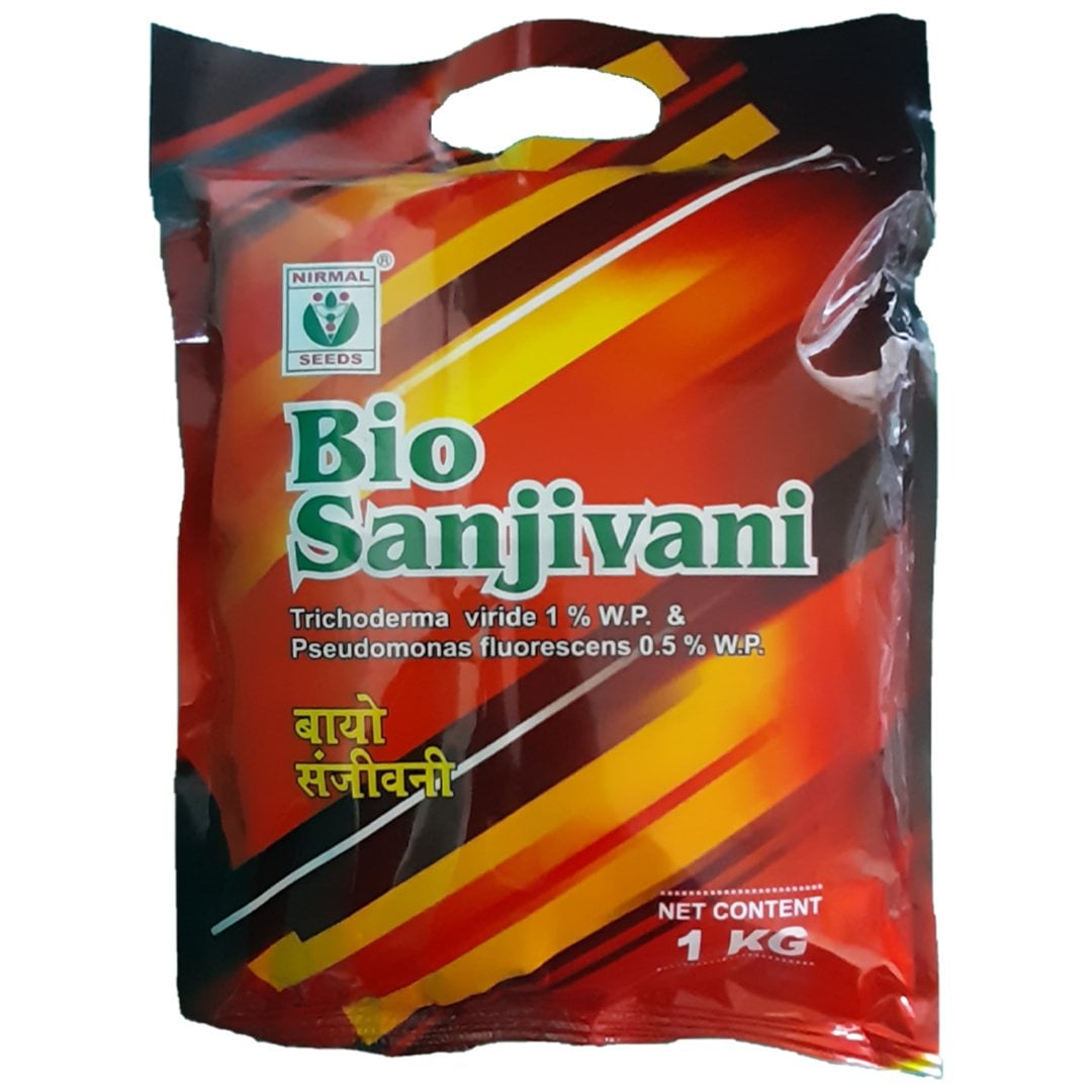 Nirmal Seeds Bio Sanjivani Bio-Fungicide (1 kg) | Trichoderma Viride & Pseudomonas Fluorescens | Crop Protection